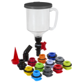 Sealey Master Engine Oil Funnel Filling Kit 15pc VS7107 - BostonPlates Autocare Centre