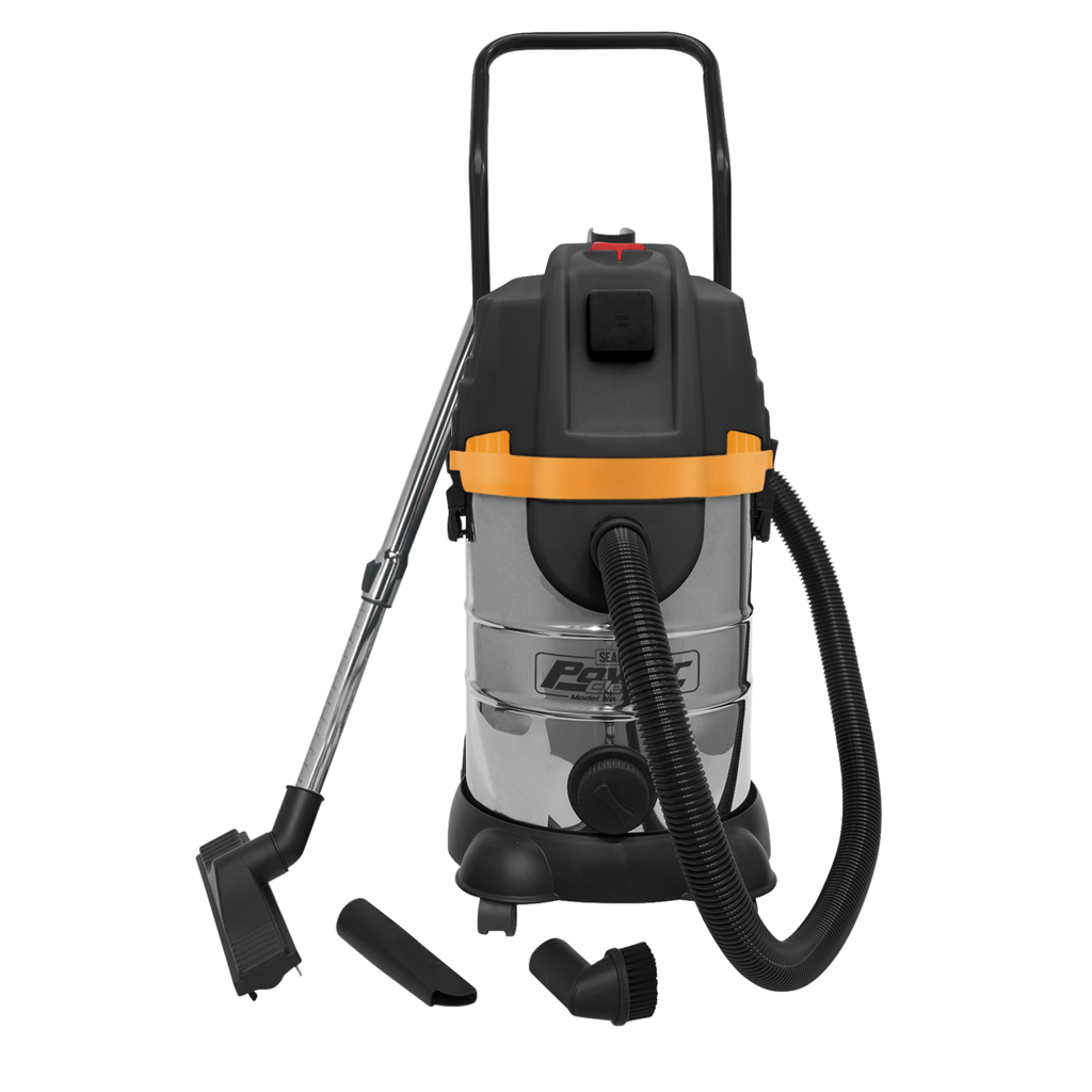 30L Industrial Cyclone Vacuum Cleaner Wet & Dry 1200W/230V PC300BL - BostonPlates Autocare Centre