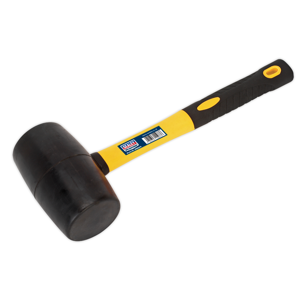 Sealey Premier Rubber Mallet with Fibreglass Shaft 2lb RMB200 - BostonPlates Autocare Centre