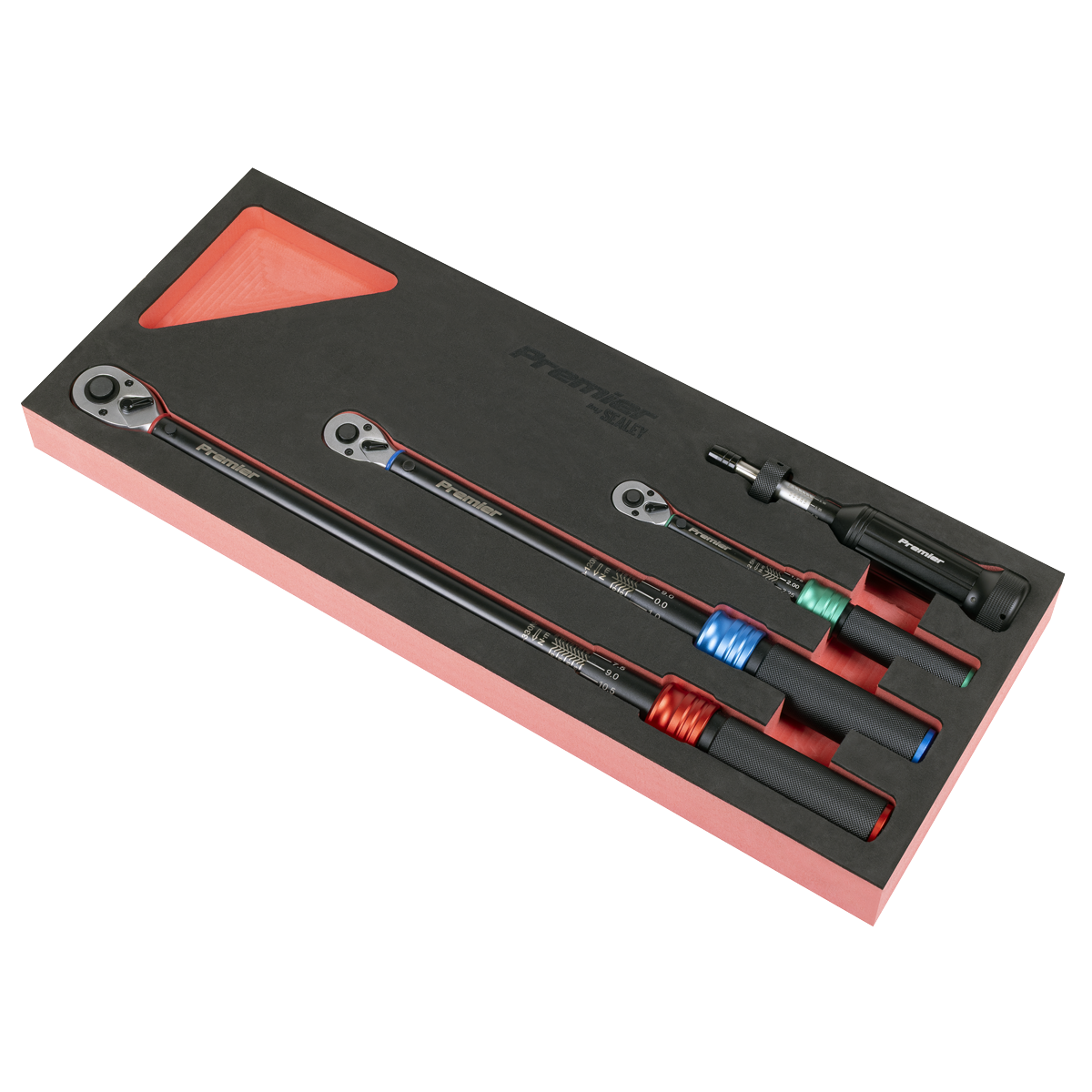 Premier Black Torque Wrench Micrometer & Torque Screwdriver Set 4pc STW909SETB - BostonPlates Autocare Centre
