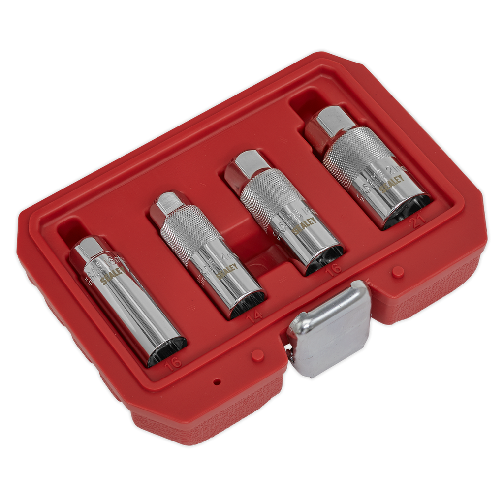 Sealey Spark Plug Socket Set 3/8"Sq Drive 4pc AK6556 - BostonPlates Autocare Centre
