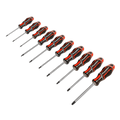 Sealey Premier GripMAX® TRX-Star* Screwdriver Set 10pc - Red AK4324 - BostonPlates Autocare Centre
