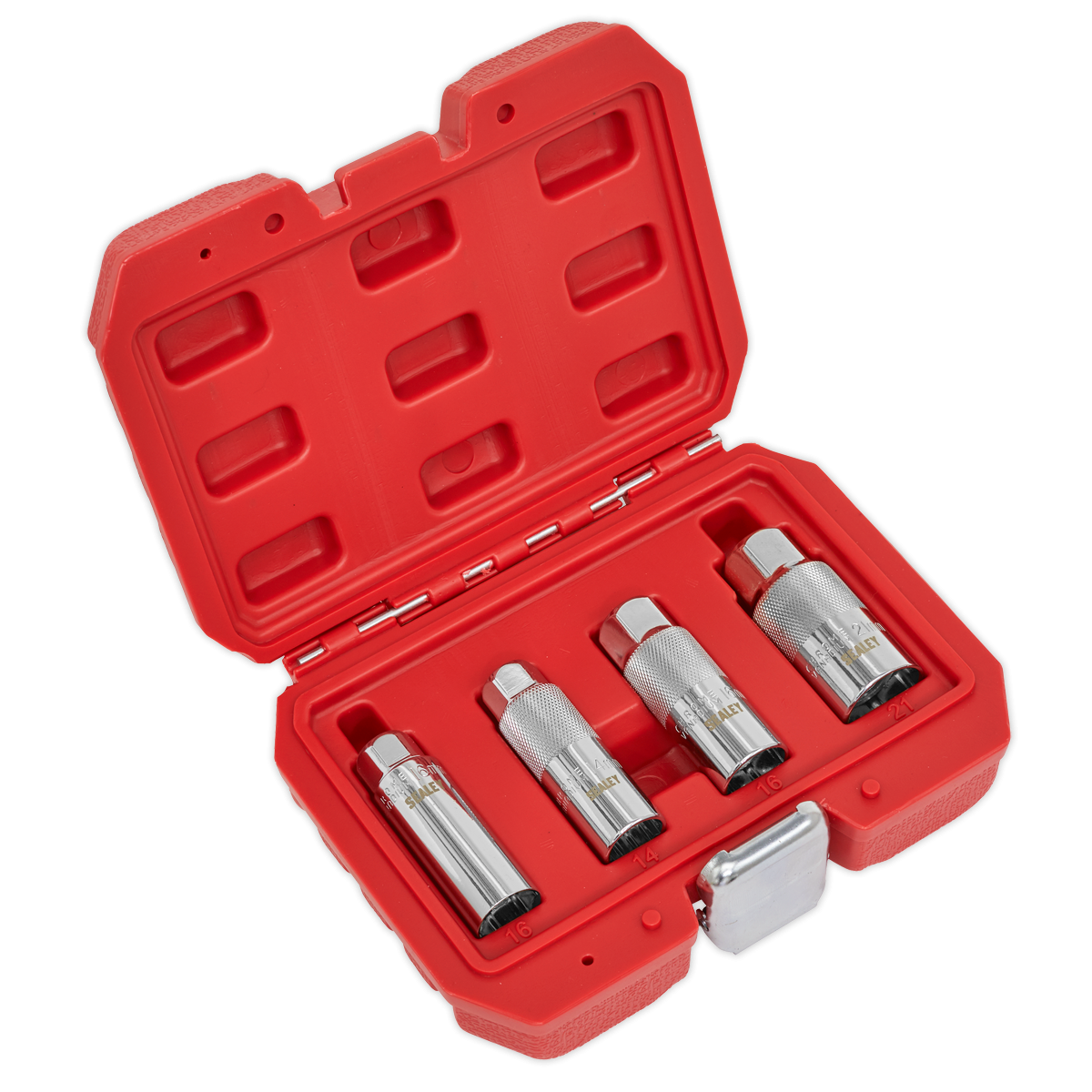 Sealey Spark Plug Socket Set 3/8"Sq Drive 4pc AK6556 - BostonPlates Autocare Centre