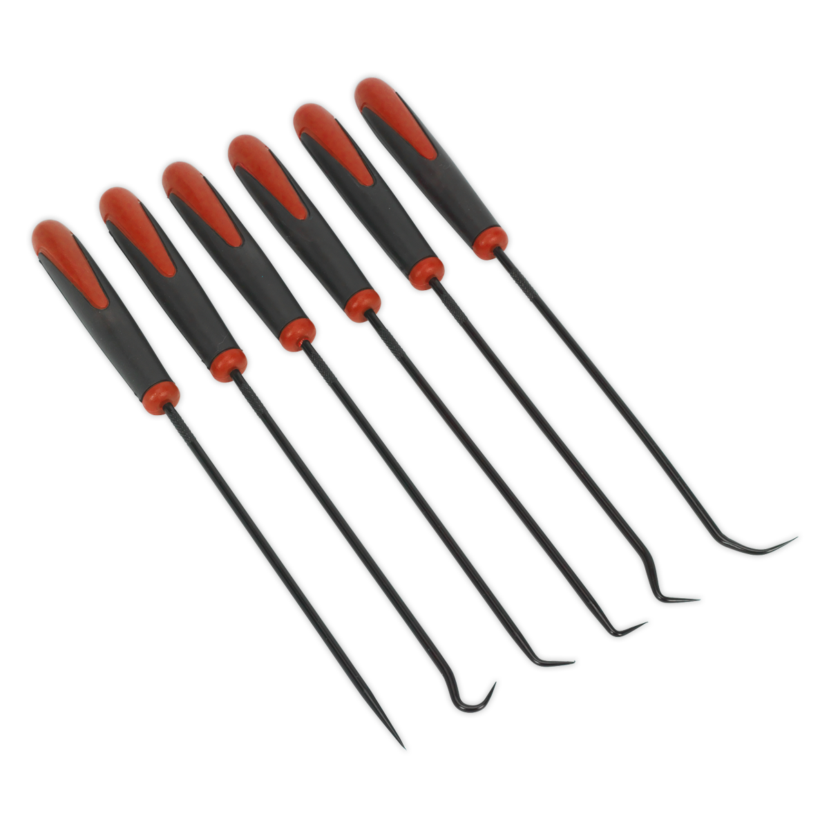 Sealey Extra-Long Pick & Hook Set 6pc AK5215 - BostonPlates Autocare Centre