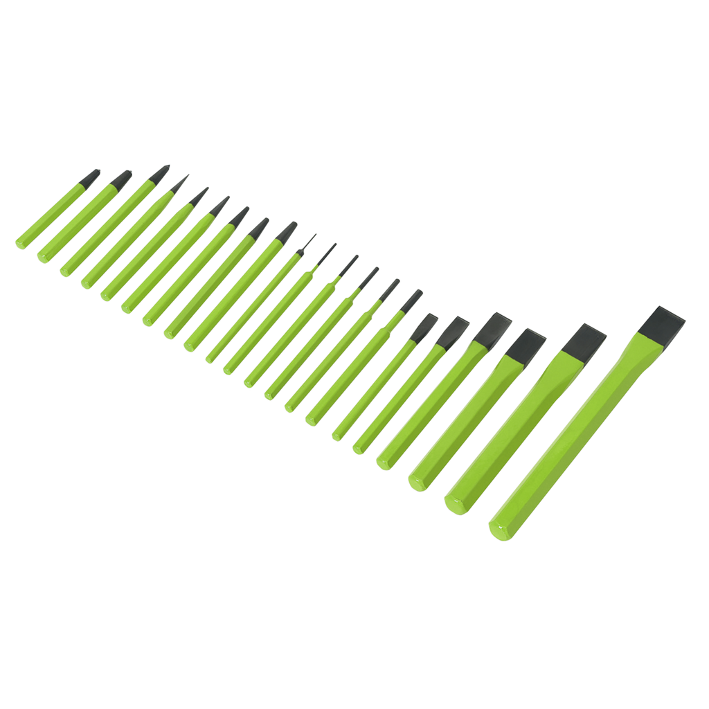 Siegen Punch & Chisel Set 21pc S0805 - BostonPlates Autocare Centre