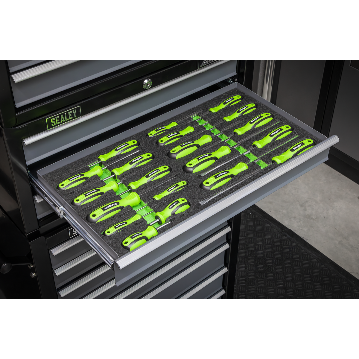 Siegen Screwdriver Set with Tool Tray 20pc S01276 - BostonPlates Autocare Centre