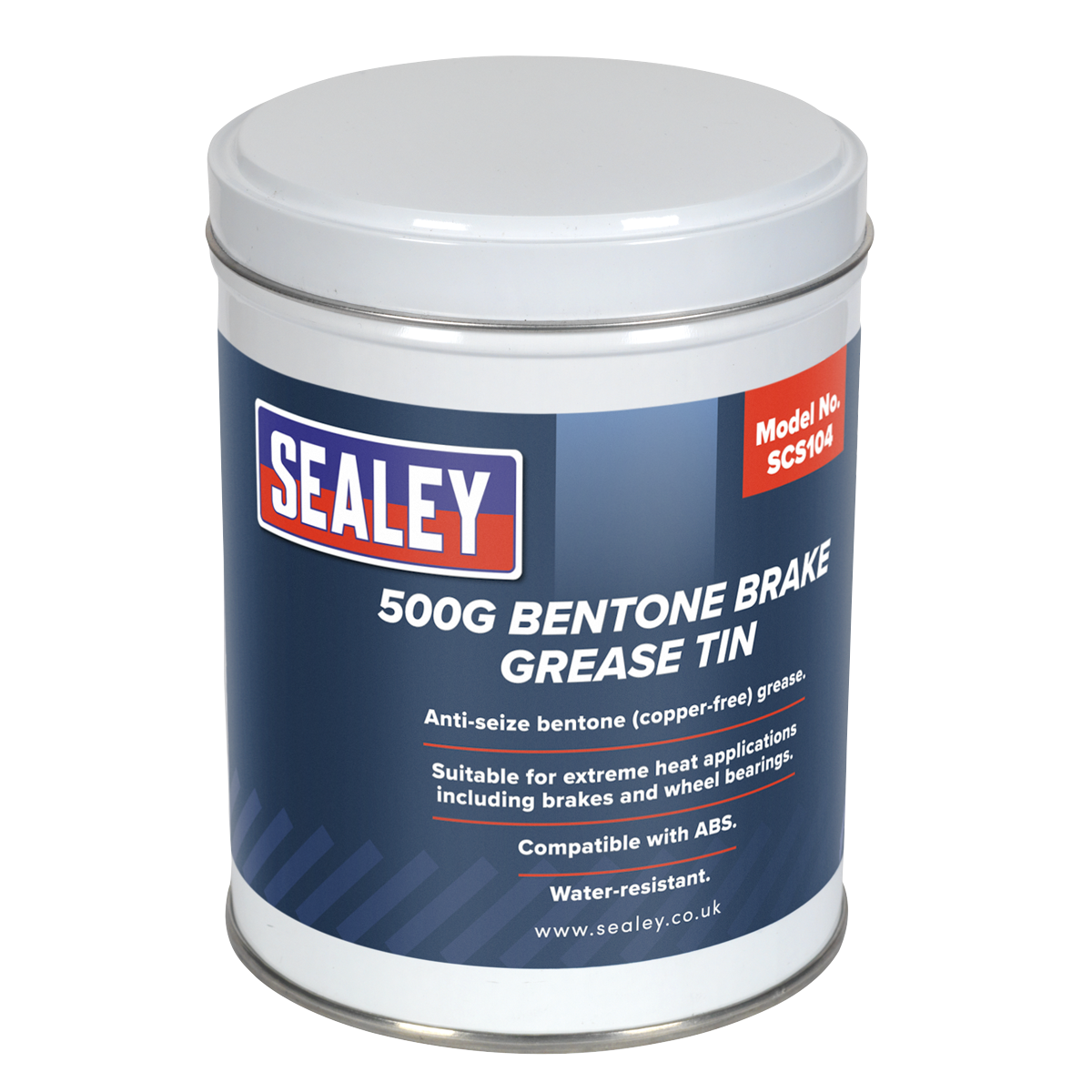 Sealey Bentone Brake Grease Tin 500g SCS104 - BostonPlates Autocare Centre