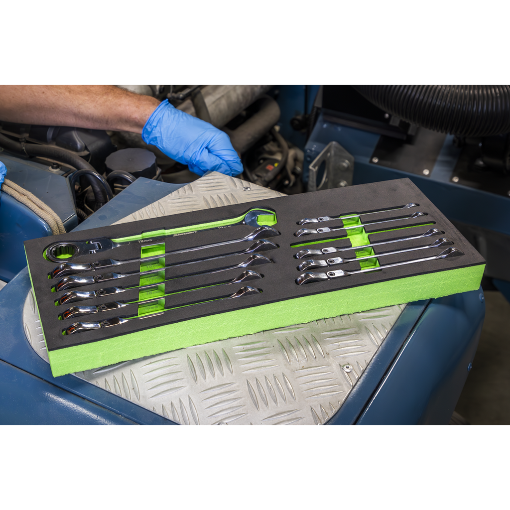 Siegen Flexi-Head Combination Ratchet Spanner Set 12pc S0635 (Copy)