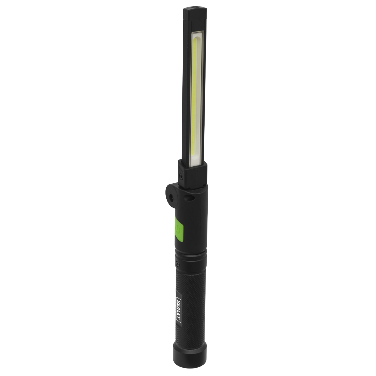 Sealey Rechargeable Aluminium Folding Pocket Light 2 COB & 1 SMD LED LED02G - BostonPlates Autocare Centre