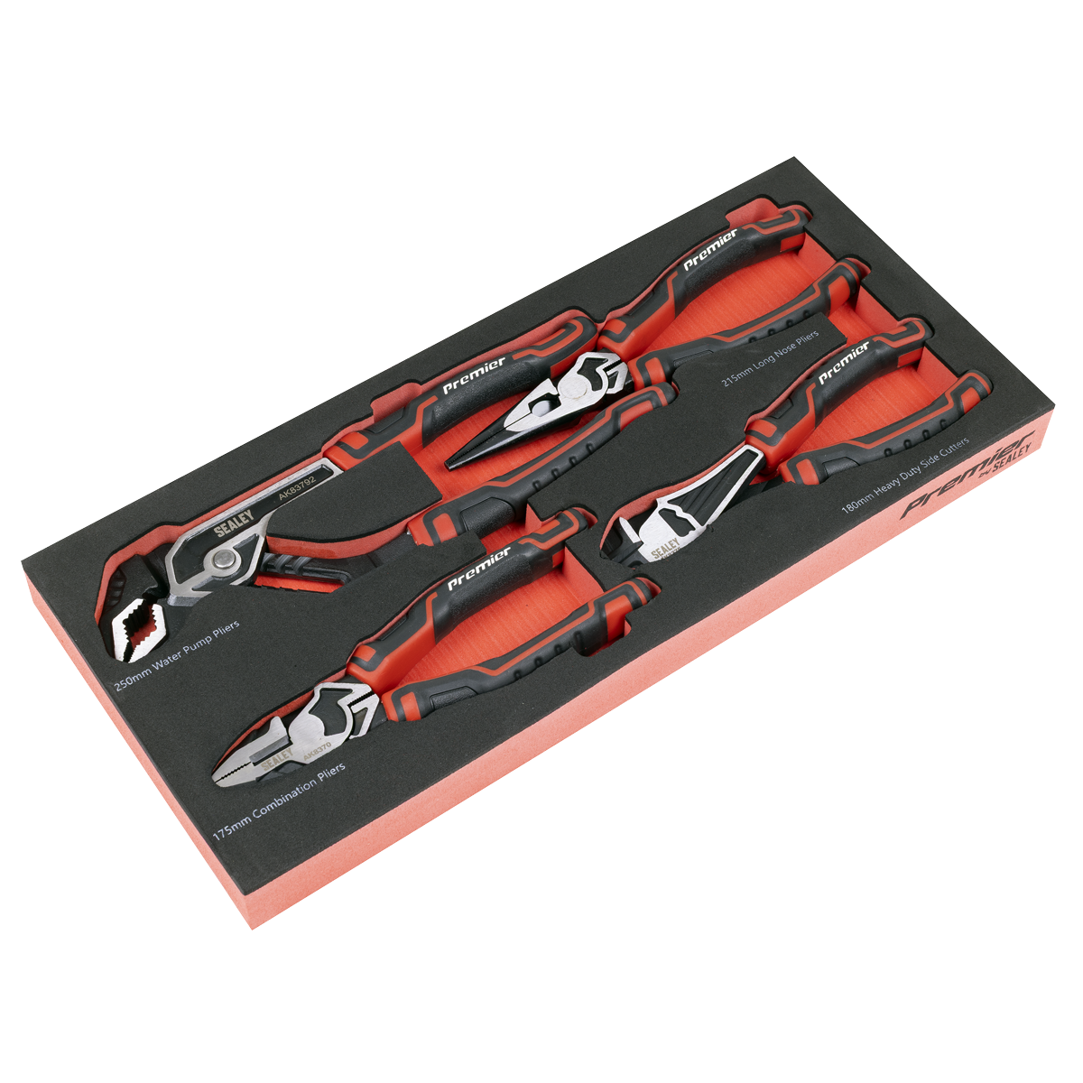 Sealey Premier Pliers Set with Tool Tray 4pc TBT56 image 0