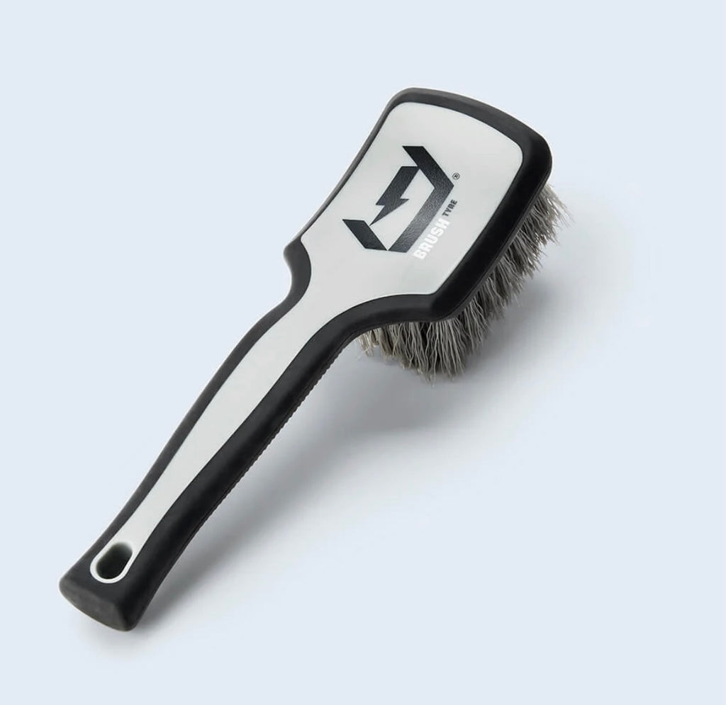 Duel Tyre Scrubbing Brush - BostonPlates Autocare Centre