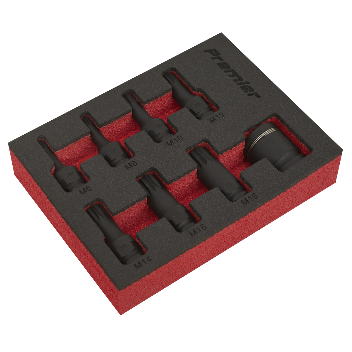 Premier Spline Impact Socket Bit Set 3/8"Sq Drive 8pc AK5622 - BostonPlates Autocare Centre