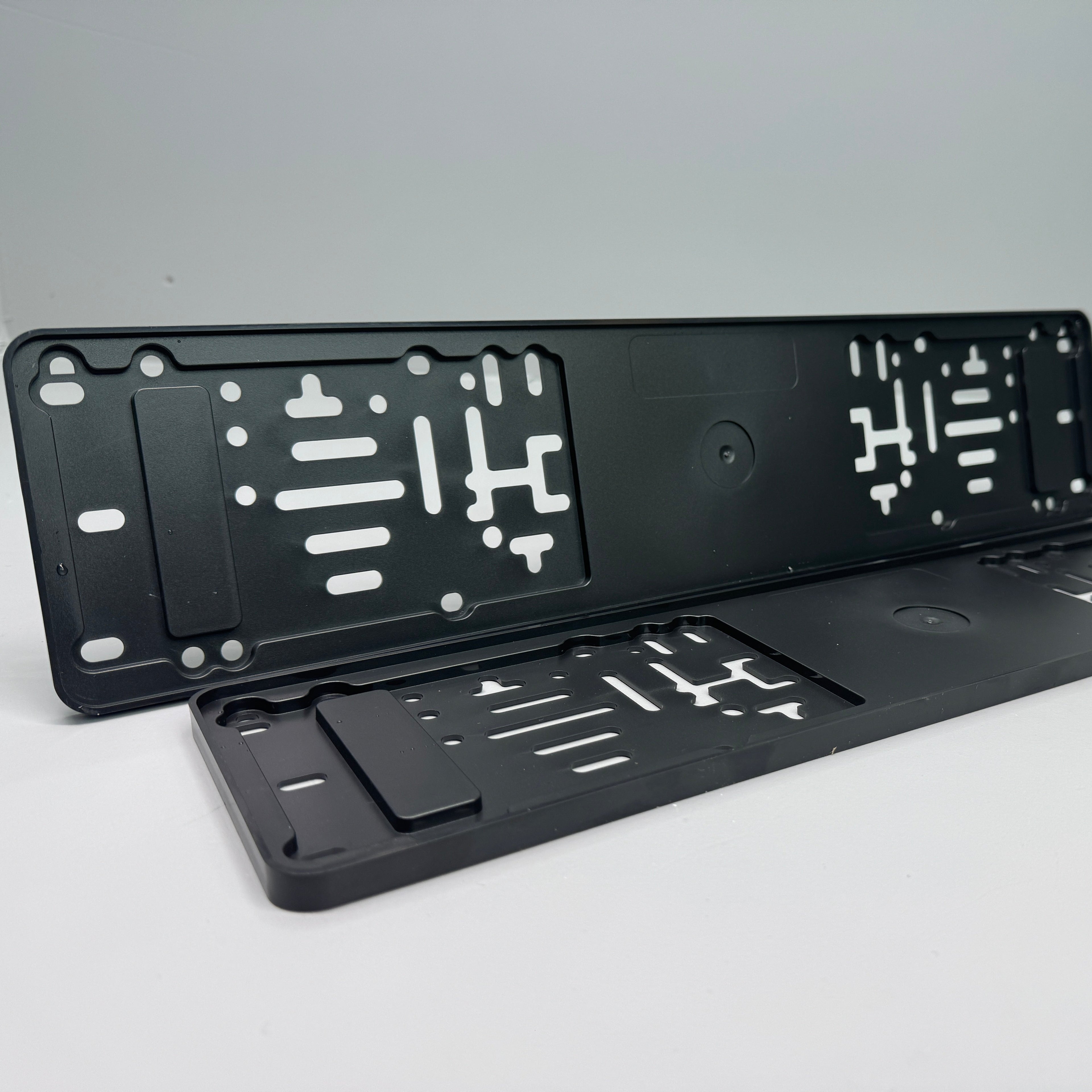 2 x Slim Number Plate Holder/Mount/Frame/Surround-STANDARD OBLONG PLATE image 3