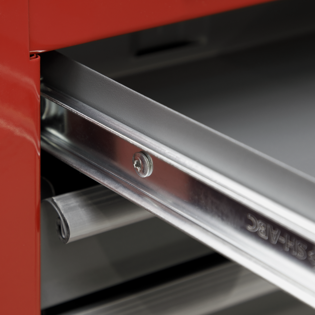 American PRO® Topchest, Mid-Box, Rollcab 9 Drawer - Red AP2200BBSTACK - BostonPlates Autocare Centre