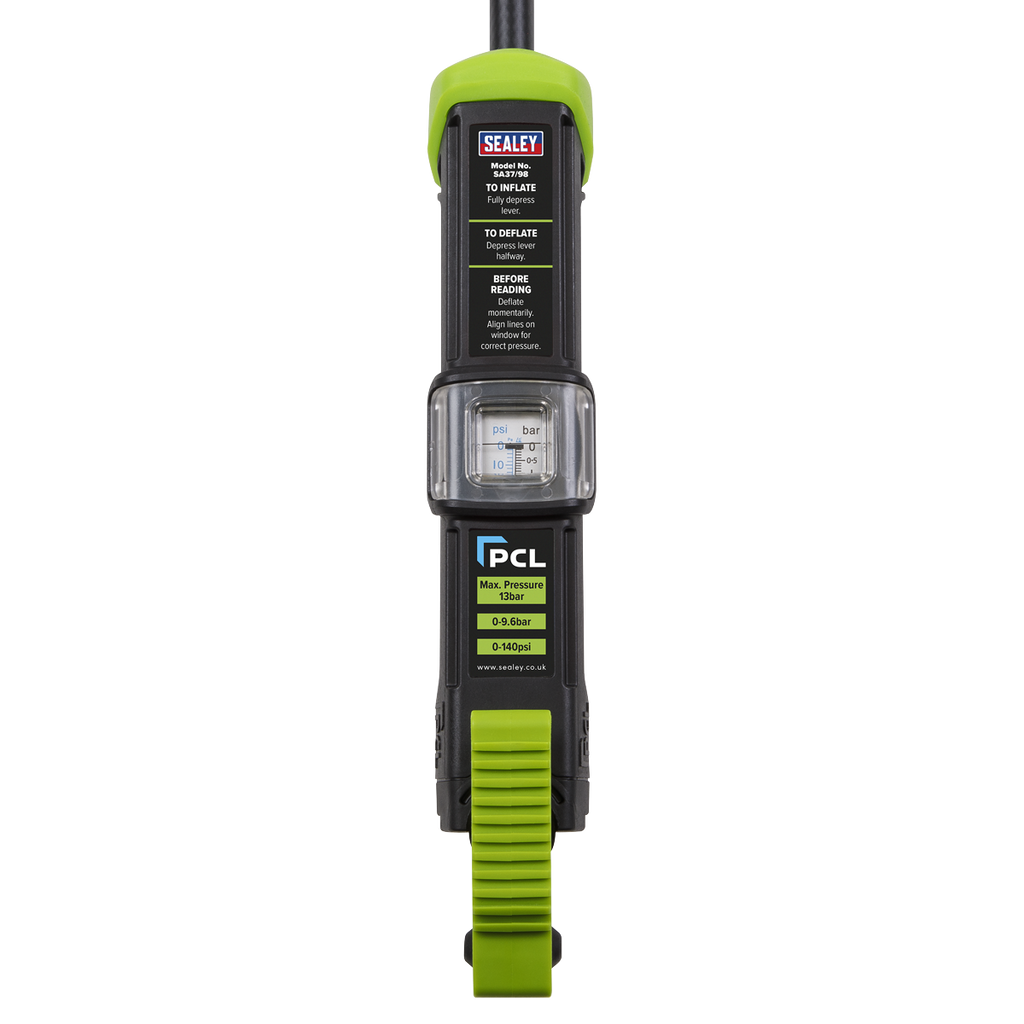 Sealey PCL Airlite Eco Tyre Inflator with Clip-On Connector SA37/98 (Copy)