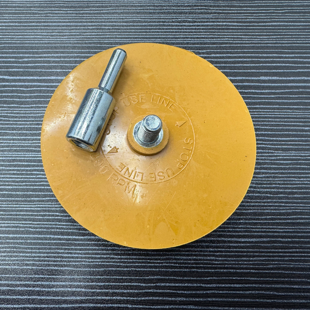 Toffee Wheel - Adhesive Removal Tool - BostonPlates Autocare Centre