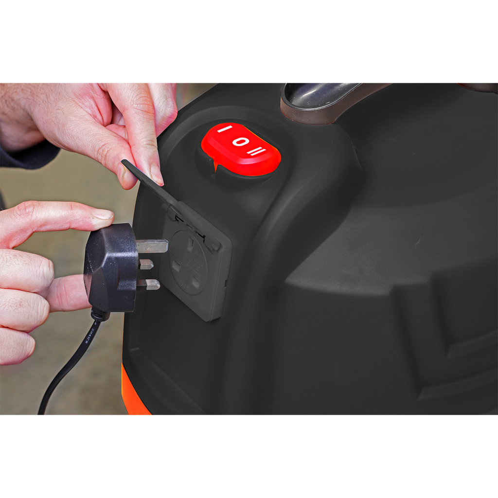 30L Industrial Cyclone Vacuum Cleaner Wet & Dry 1200W/230V PC300BL - BostonPlates Autocare Centre
