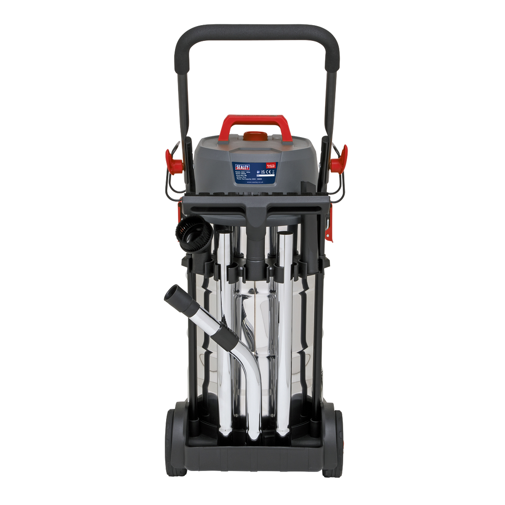 M Class Dust-Free Vacuum Cleaner Wet & Dry Stainless Steel 38L 1500W/230V P380M - BostonPlates Autocare Centre