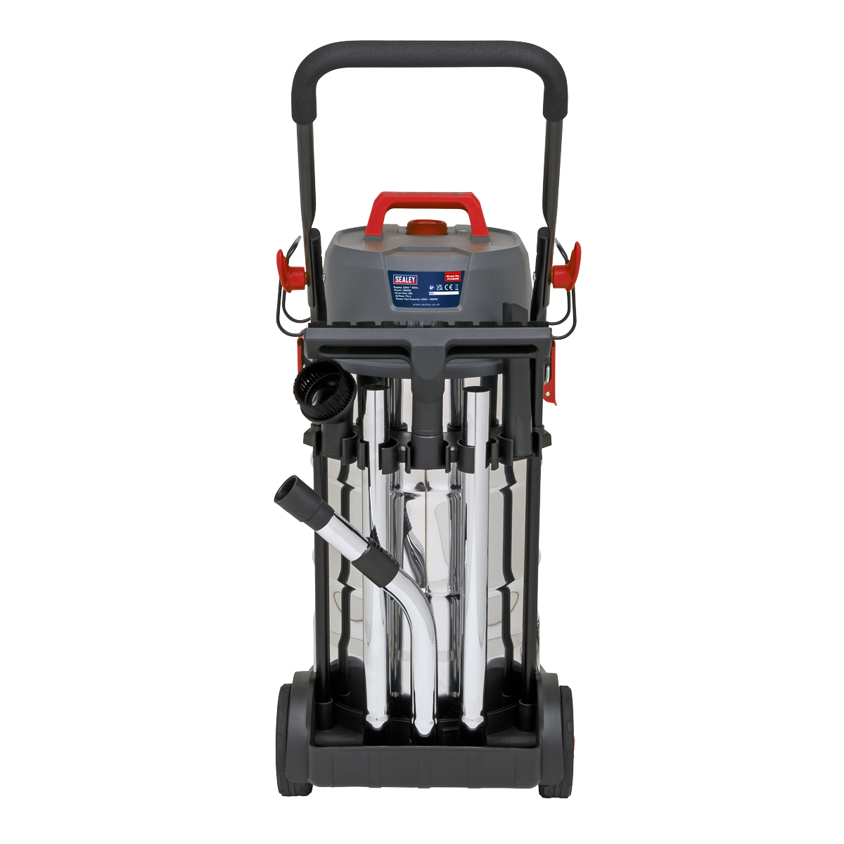 M Class Dust-Free Vacuum Cleaner Wet & Dry Stainless Steel 38L 1500W/230V P380M - BostonPlates Autocare Centre