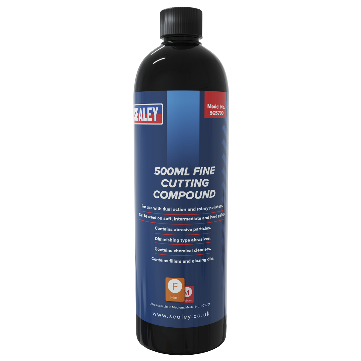 Sealey Fine Cutting Compound 500ml SCS700 - BostonPlates Autocare Centre