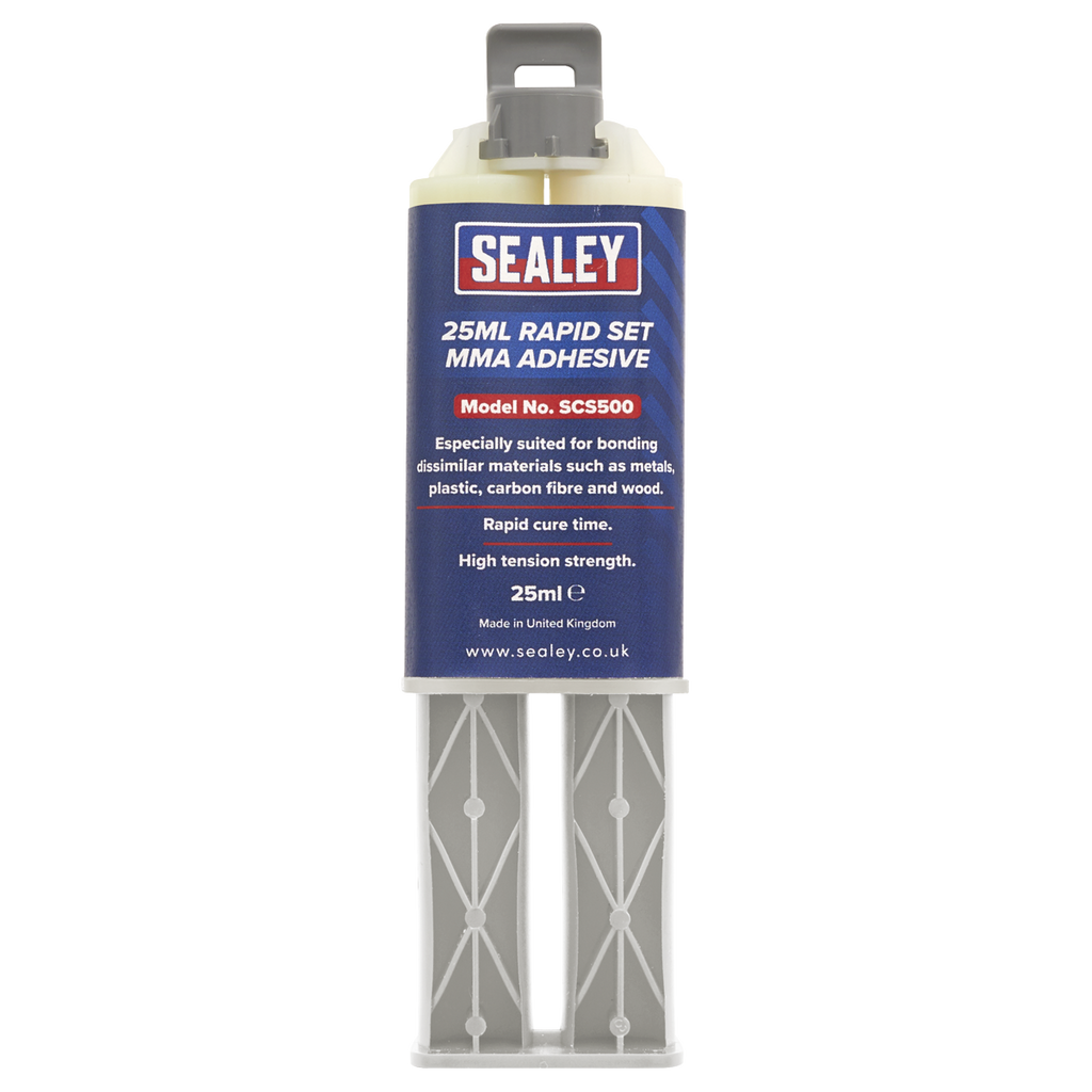 2 x Sealey Rapid Set MMA Adhesive 25ml SCS500 - BostonPlates Autocare Centre