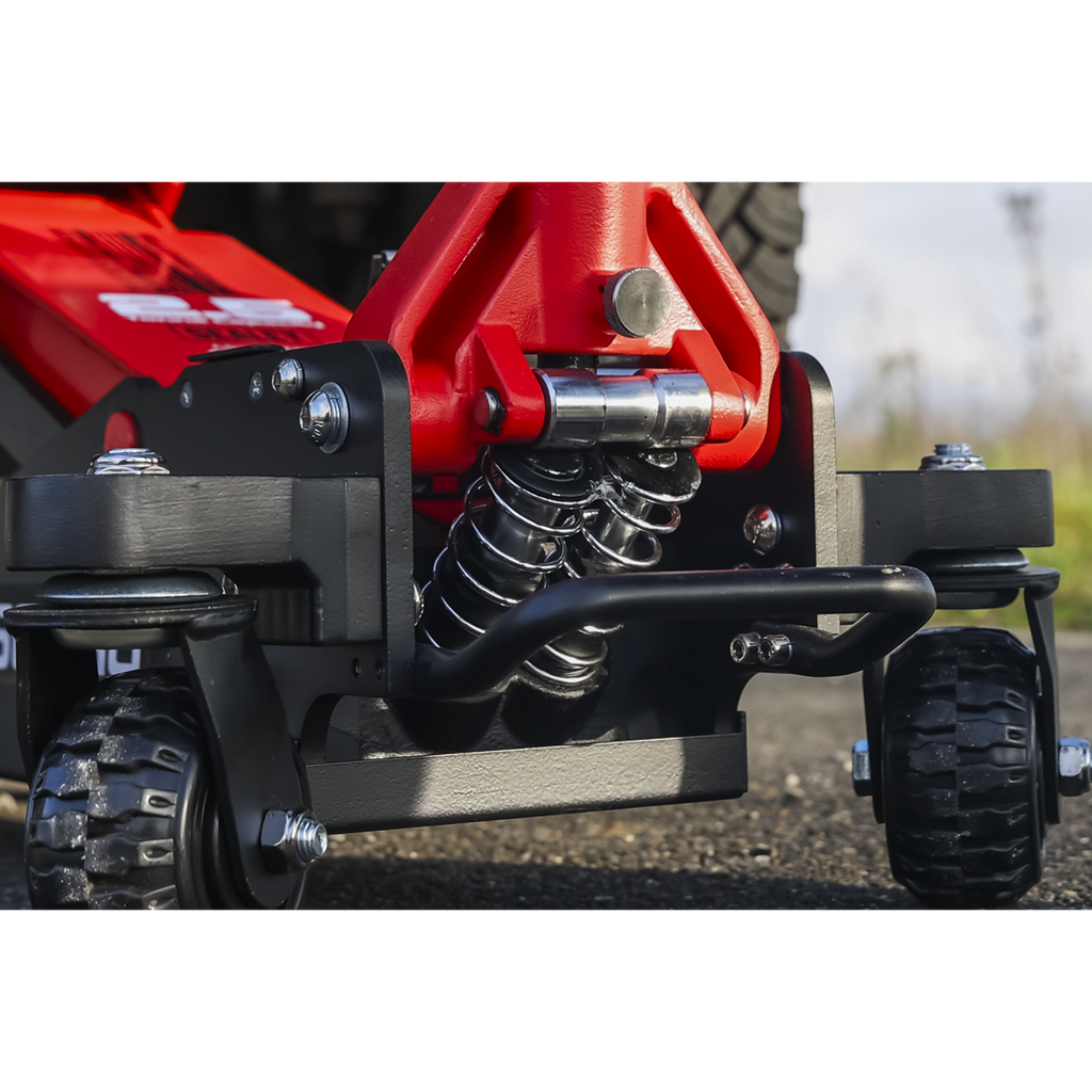 Sealey Big Wheel Hybrid Trolley Jack with Super Rocket Lift 2.5 Tonne 2500RG - BostonPlates Autocare Centre
