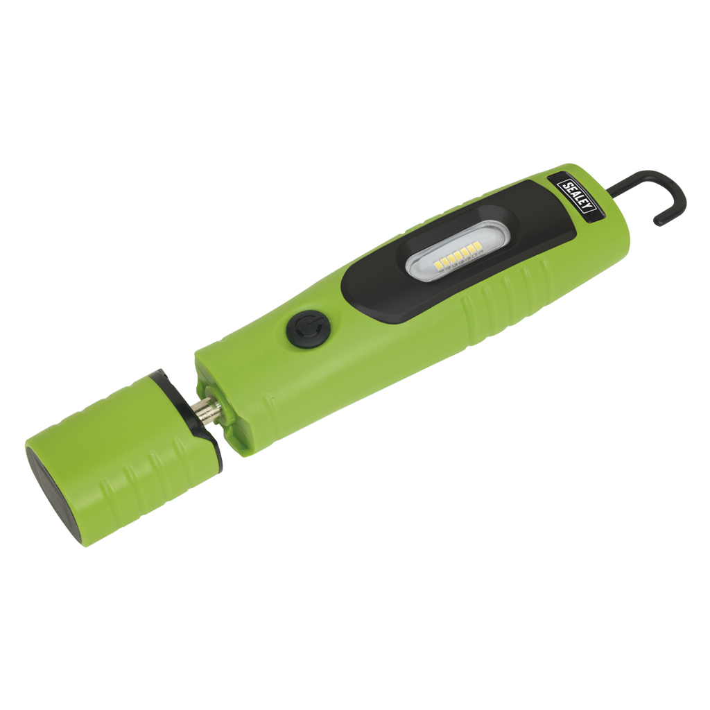 Sealey Rechargeable 360° Inspection Light 4W & 3W SMD LED - Green LED3602G - BostonPlates Autocare Centre