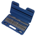 Sealey Premier TRX-Star*/Hex/Spline Bit Set 3/8" & 1/2"Sq Drive 42pc AK219