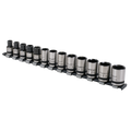 Sealey Premier Black Lock-On™ Socket Set 1/2"Sq Drive 13pc AK2742B