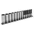 Sealey Premier Black Deep Lock-On™ Socket Set 1/2"Sq Drive 13pc AK2745B