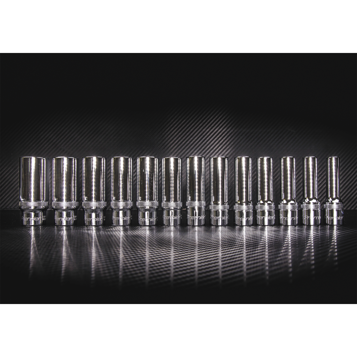 Sealey Premier Deep Lock-On™ Socket Set 1/2"Sq Drive 13pc AK2745