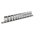 Sealey Premier Lock-On™ Socket Set 1/4"Sq Drive 13pc AK2746
