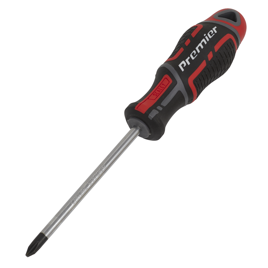 Sealey Premier GripMAX® Phillips Screwdriver #2 x 100mm AK4361 - BostonPlates Autocare Centre