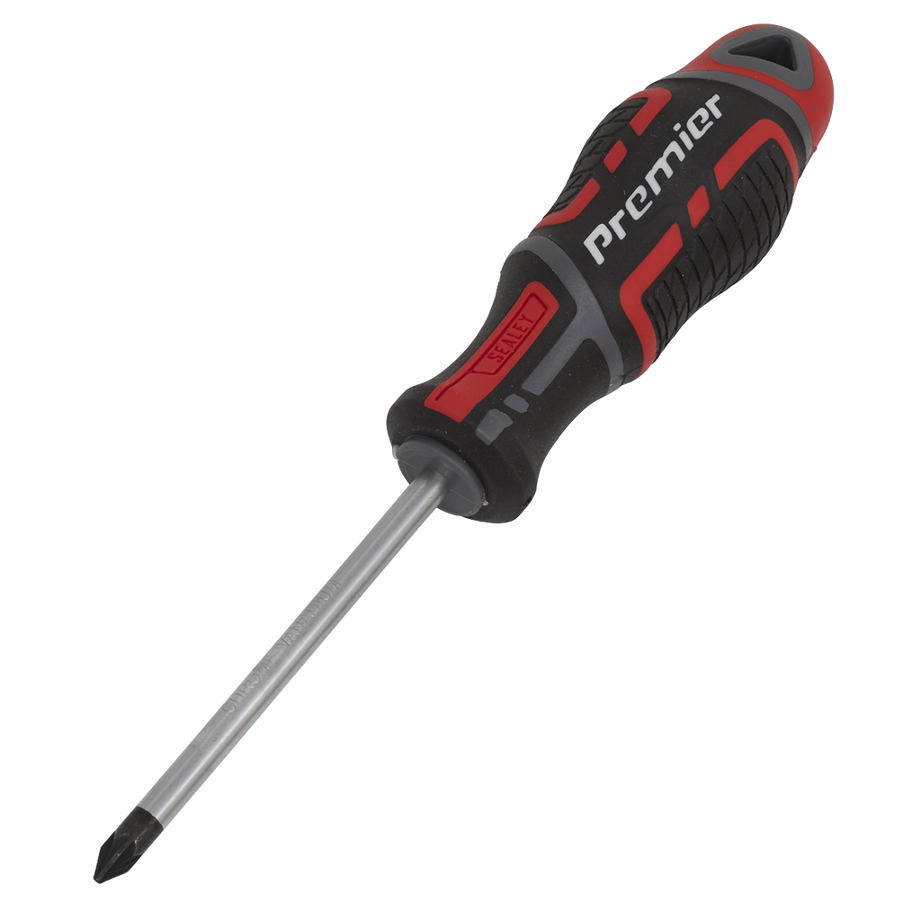 Sealey Premier GripMAX® Pozi Screwdriver #1 x 75mm AK4365 - BostonPlates Autocare Centre