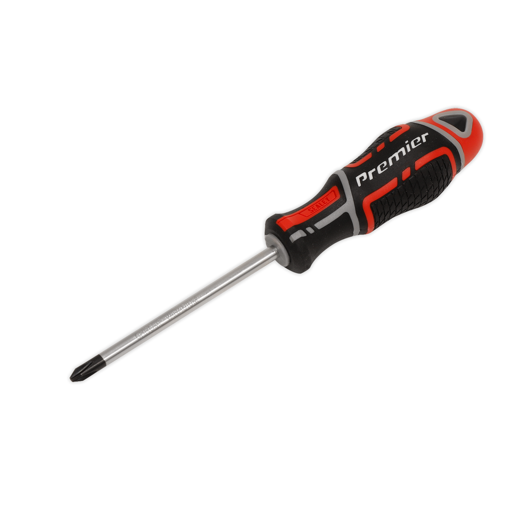 Sealey Premier GripMAX® Pozi Screwdriver #2 x 100mm AK4366 - BostonPlates Autocare Centre