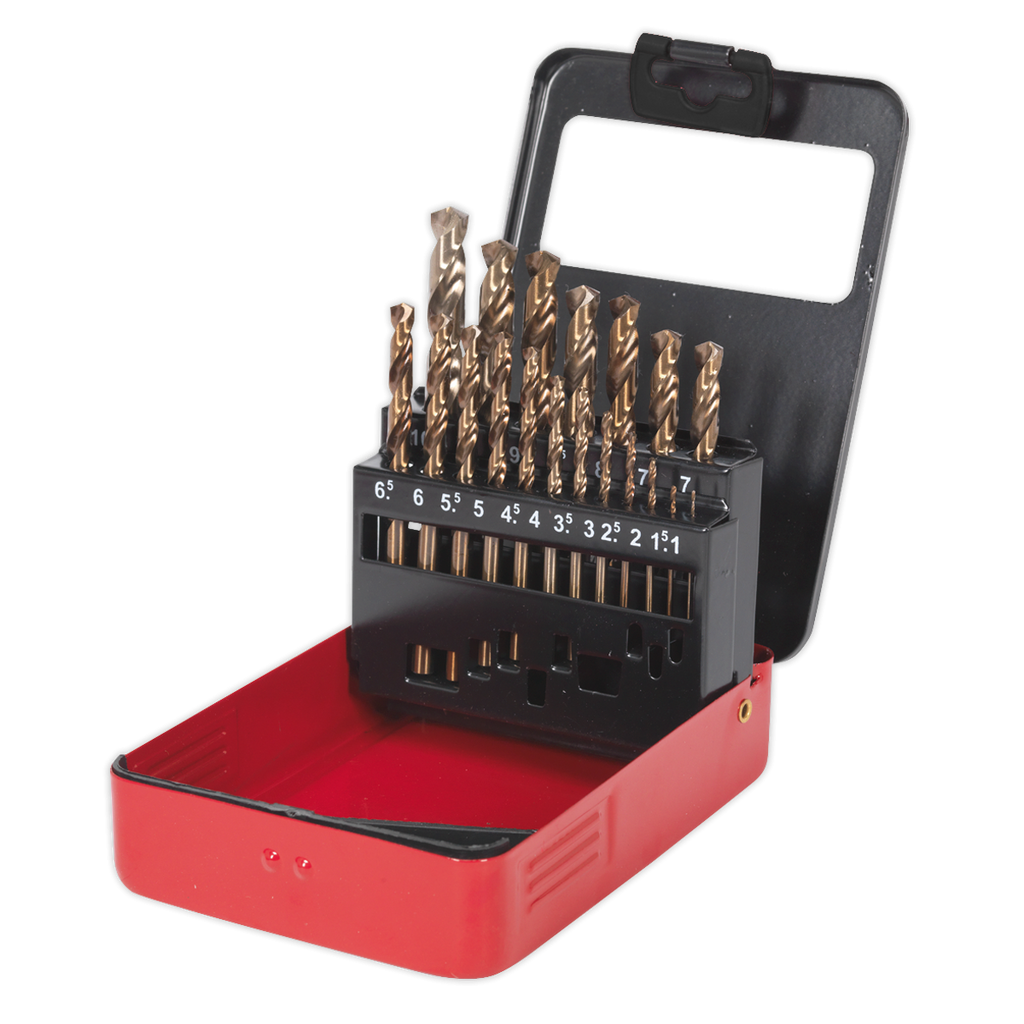Sealey HSS Cobalt Fully Ground Drill Bit Set 19pc AK4701 (Copy)
