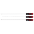 Sealey Premier Extra-Long Hammer-Thru Screwdriver Set 450mm 3pc AK4942