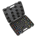 Lock-On™ Standard & Deep Impact Socket Set 34pc 1/2"Sq Drive 6pt Metric AK5636M (Copy)