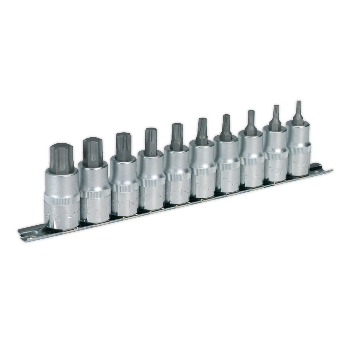 Sealey Premier TRX-Star* Socket Bit Set 1/2"Sq Drive 10pc AK6208