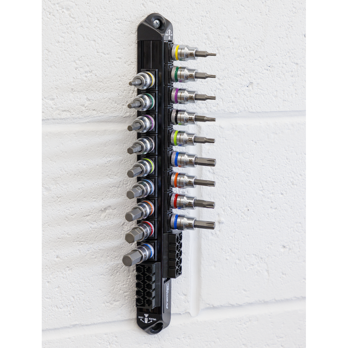 Sealey Premier Platinum Series Hex & TRX-Star* Socket Bit Set 3/8"Sq Drive 18pc AK6252