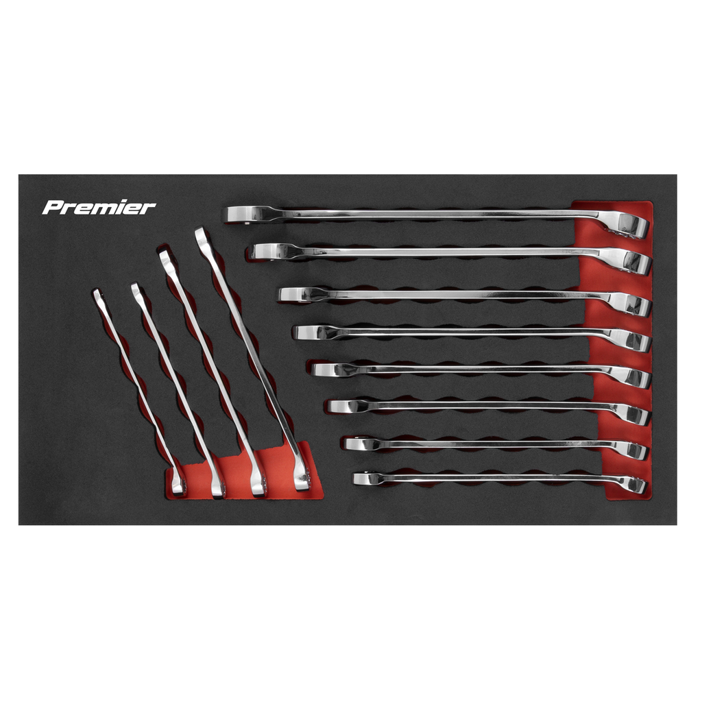 Sealey Premier Combination Spanner Set 12pc AK63012 - BostonPlates Autocare Centre