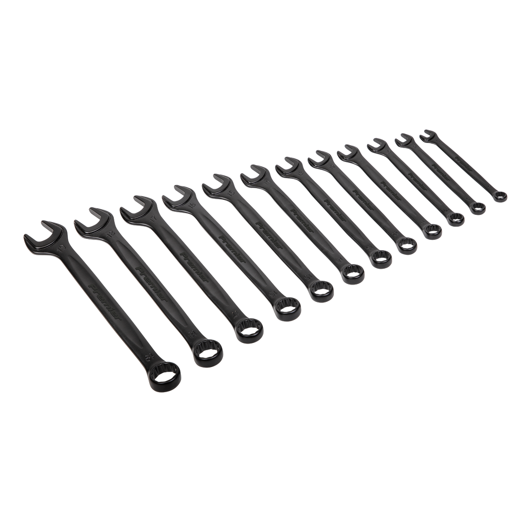 Sealey Premier Black Combination Spanner Set 12pc AK63263B