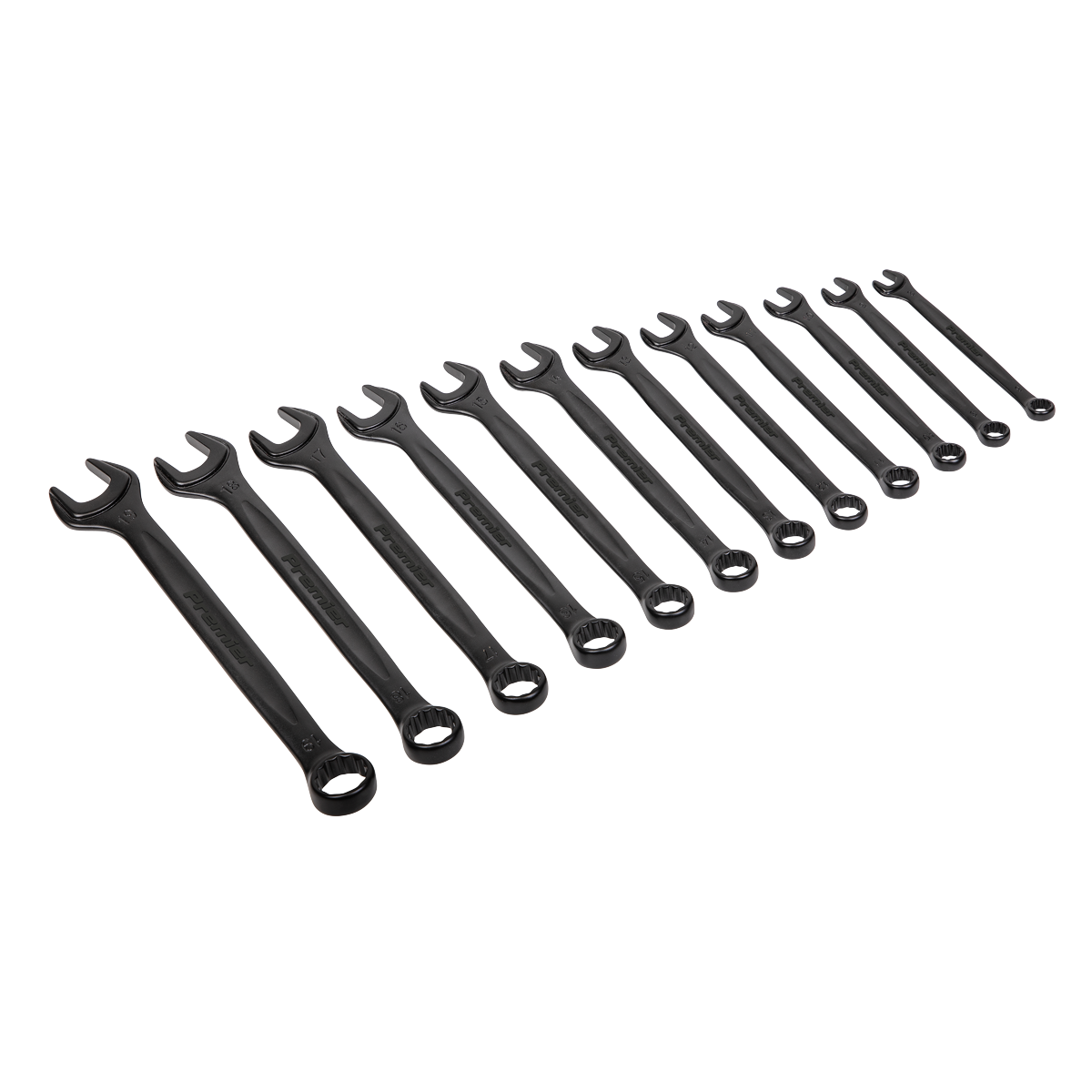 Sealey Premier Black Combination Spanner Set 12pc AK63263B