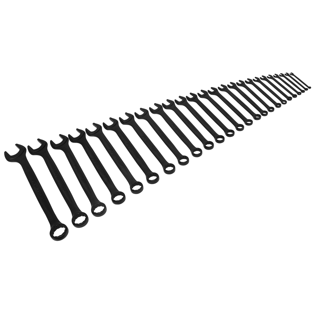 Sealey Premier Black Combination Spanner Set 25pc AK63264B