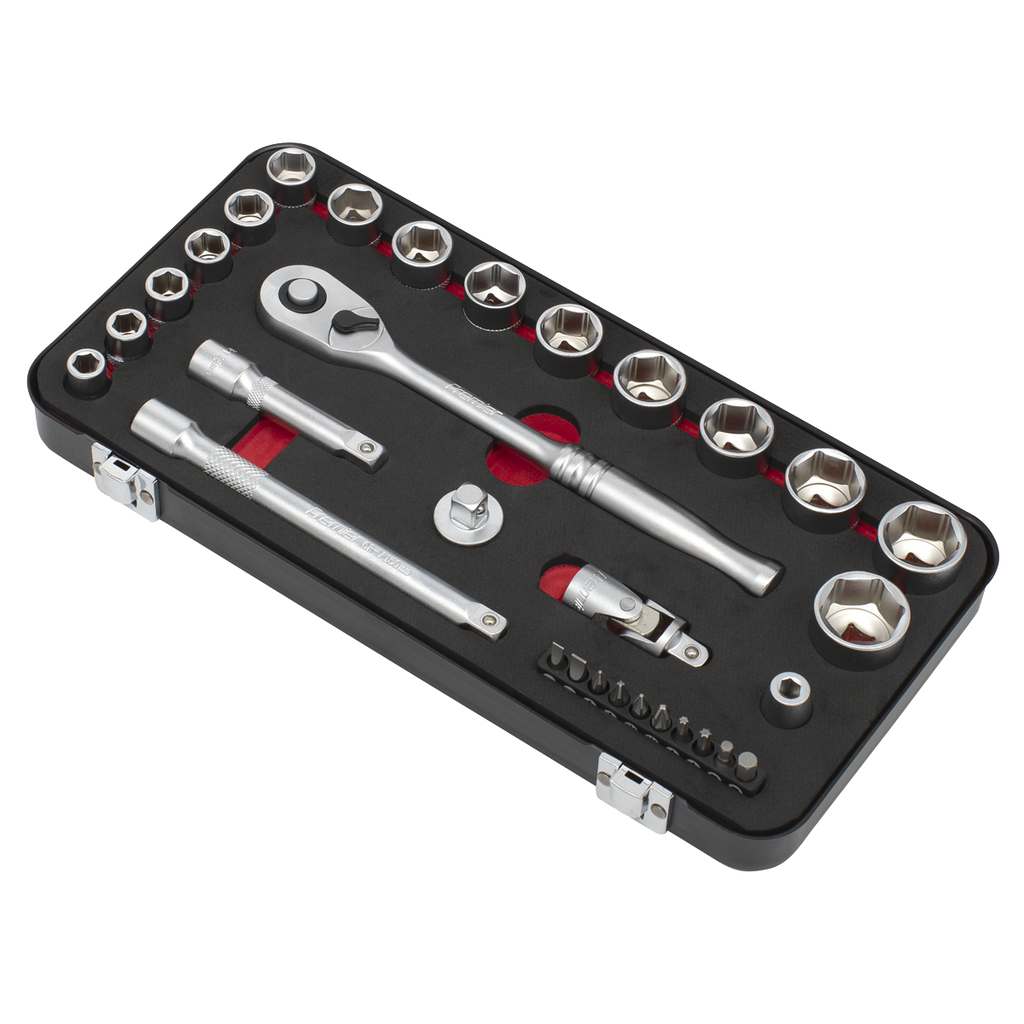 Sealey Premier Platinum Socket Set 3/8"Sq Drive 31pc AK7921