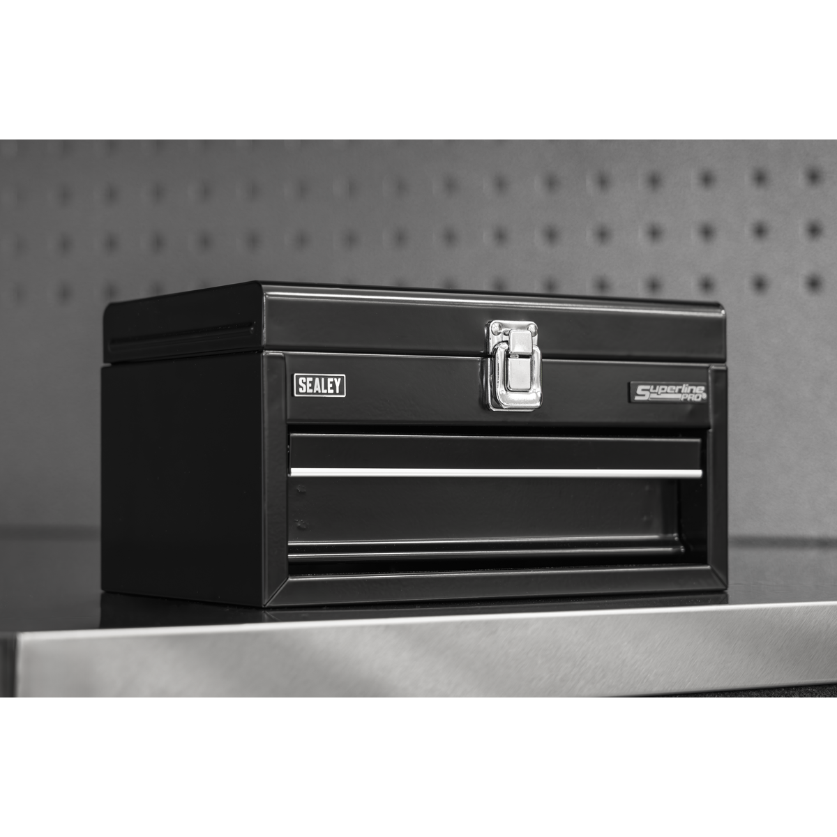 Sealey Superline Pro® Mini Toolbox with Drawer - Black APMTB2