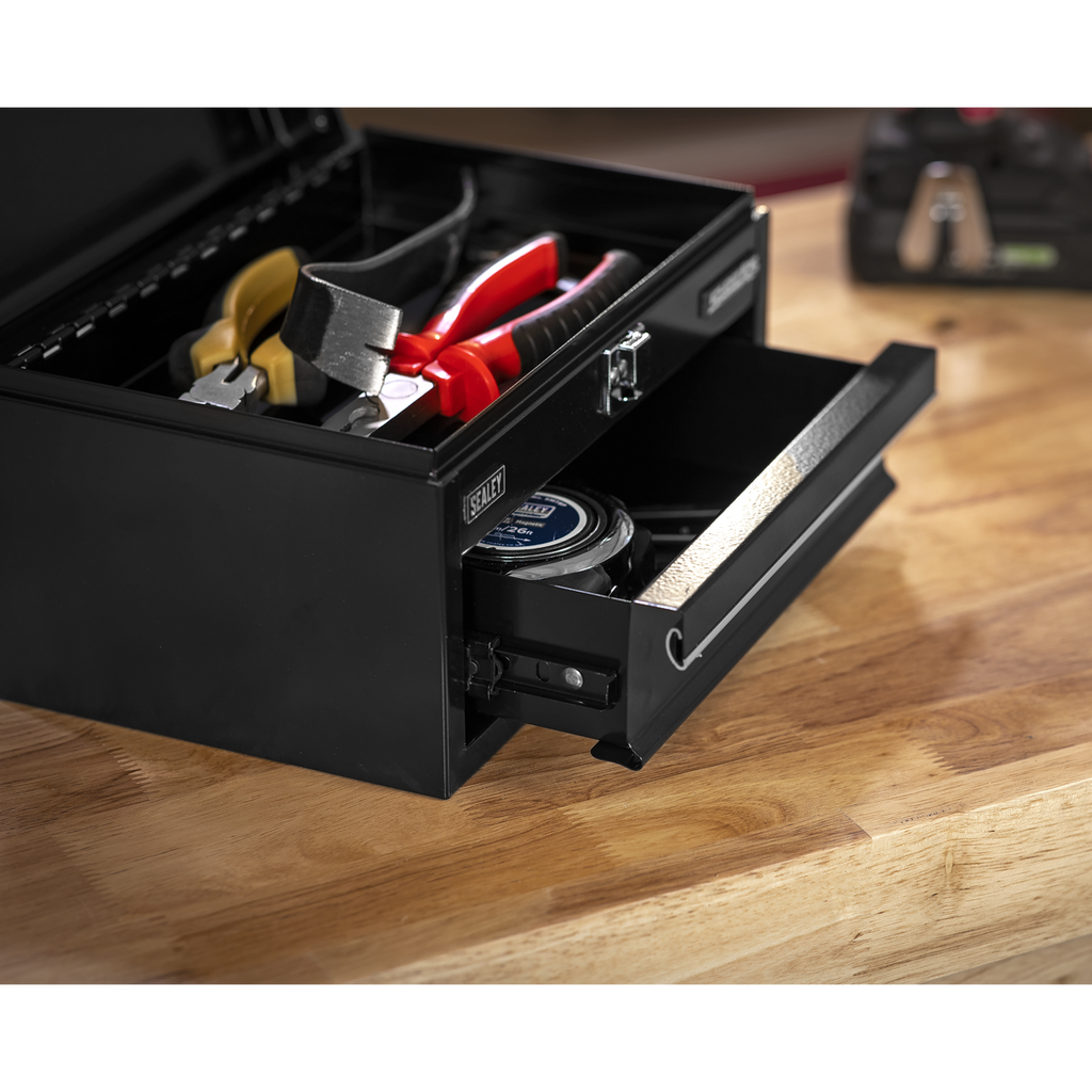 Sealey Superline Pro® Mini Toolbox with Drawer - Black APMTB2