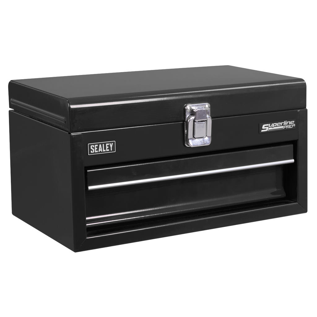 Sealey Superline Pro® Mini Toolbox with Drawer - Black APMTB2