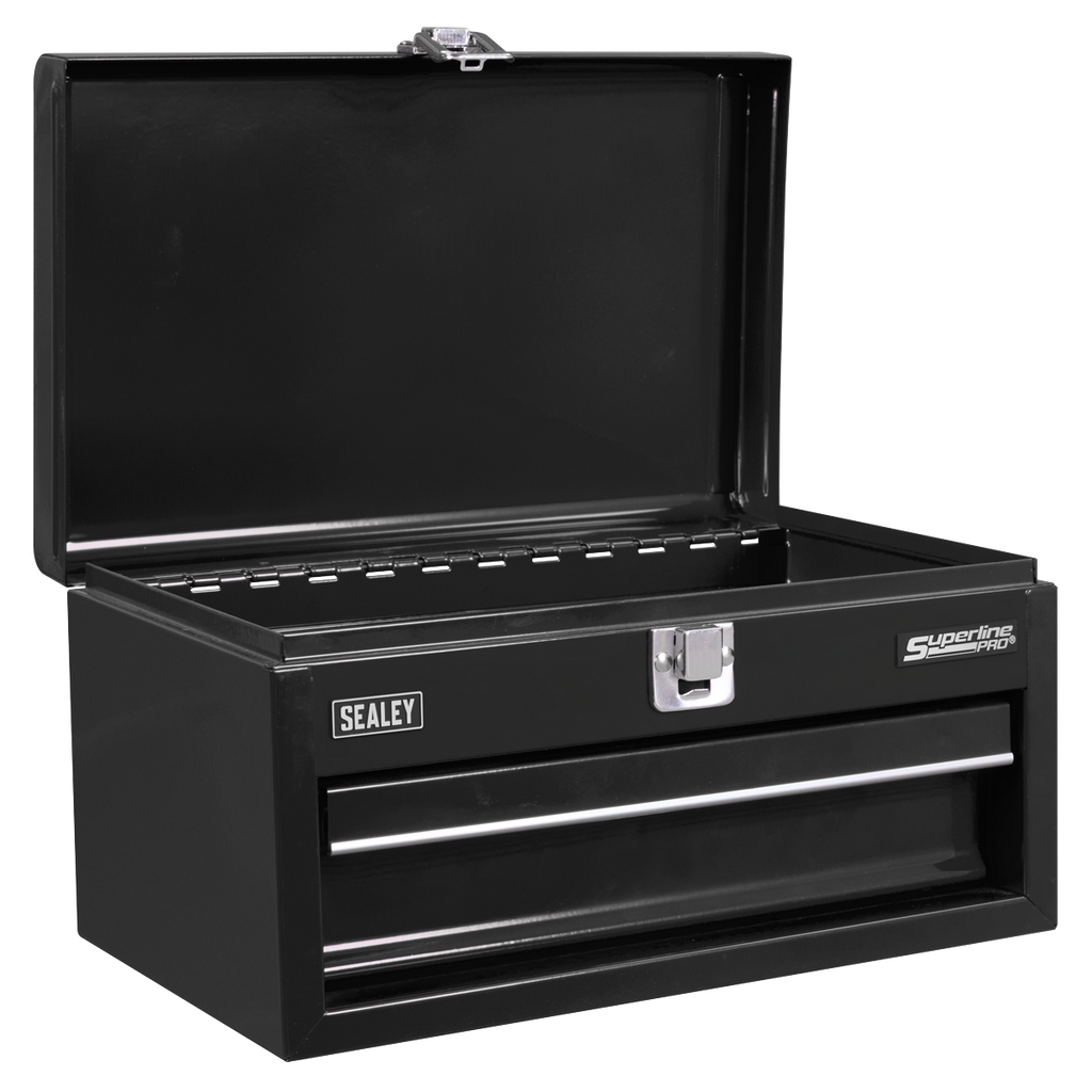 Sealey Superline Pro® Mini Toolbox with Drawer - Black APMTB2