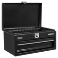 Sealey Superline Pro® Mini Toolbox with Drawer - Black APMTB2